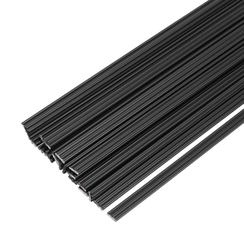 MECCANIXITY 20pcs Plastic Welding Rods, 13 Inch PP Welding Strips 5/16" for Plastic Welder Soldering Tool Kit, Car Bumpers, Kayak Repair, Black - size: 13 Inch x 5/16"
