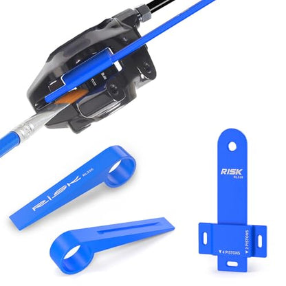 Bike Piston Press Tool for Sram/Shimano Brake Caliper, Hydraulic Bike Disc Brake Caliper Piston Press Tool, and Single-Sided Piston Reset Tool - color: Single and Double-Sided Piston Press Tools