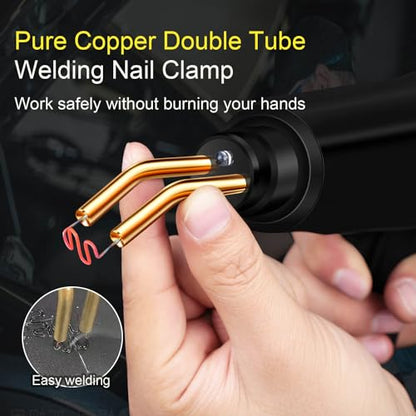 200W Plastic Welder Hot Stapler, 2000PCS Staples - Bumper Repair | 1112°F in 2-3s, Built-in LED, Ergonomic Grip, 4 Types Rust-Proof Steel Staples, for Auto Bumper, Dashboard Motorcycle Fairing