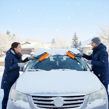 Windshield Cleaner Tool Car Cleaning Kit Pink Car Accessories Ice Scrapers for Car Windshield Snow Brush for Car Ice Scraper Snow Snow Scraper