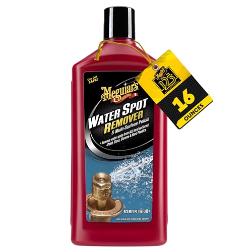 Meguiar's A3714 Water Spot Remover - Water Stain Remover and Polish for All Hard Surfaces,16 oz - size: 16 Fl Oz (Pack of 1)