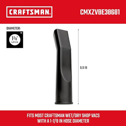 CRAFTSMAN CMXZVBE38681 1-7/8 in. Car Nozzle Wet Dry Shop Vacuum Attachment - size: Car Nozzle