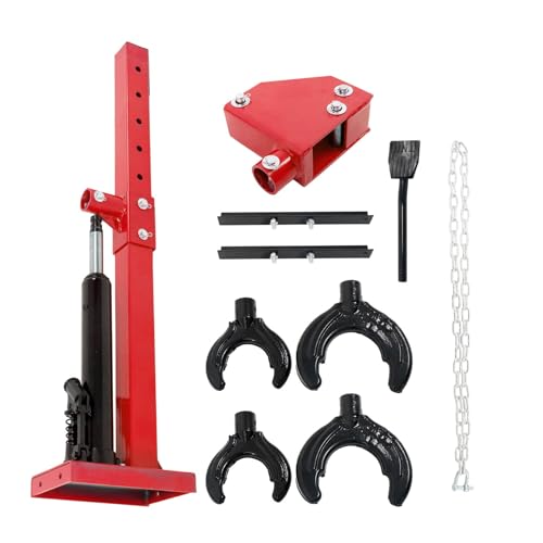 labwork Coil Spring Compressor 4.5 Ton Rated Compression Force 1 Ton with 4 Spring Clasps Auto Strut Hydraulic Compressor Removing Tool