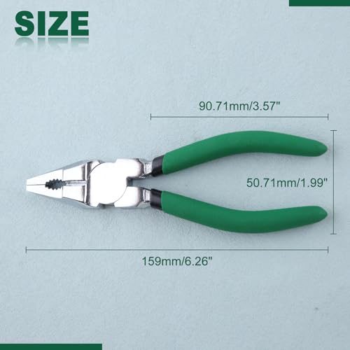 6 Inch Linemans Pliers Screw Extractor Stripped Removal Tools | Screw Removal Tools Combination with Cutter Jewelry Pliers for Wire Wrapping Beading Handmade DIY Craft - style: Linemans Pliers