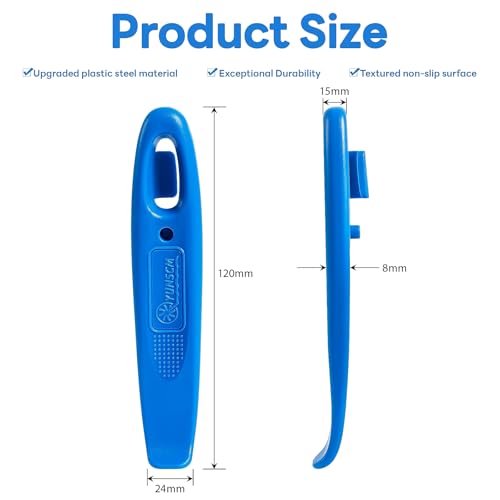 YunSCM 2/3/4-PCS Ultra Strong Bike Tire Levers,Bicycle Tire Levers,Bike tire Replacement Tool,Tire Removal Tool for Road Mountain Bike Tires(Blue) - color: Blue03