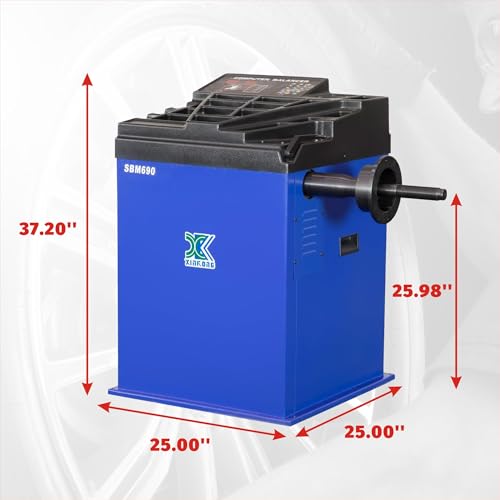 XK New Model 988 Tire Changer Tire Machine Wheel Changers Combo 690 Balancer Rim Clamp with 36 Month Part Replacements 110V - color: Model: 988+690
