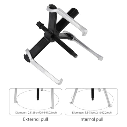 ChgImposs 2 Jaw 3 Jaw Gear Puller, Adjustable Bearing Puller, Reversible Removal Tool for Internal External Pulling, Puller Tool for Removal of Pulleys Flywheels Bearings Gears (12 Inch) - size: 12 Inch