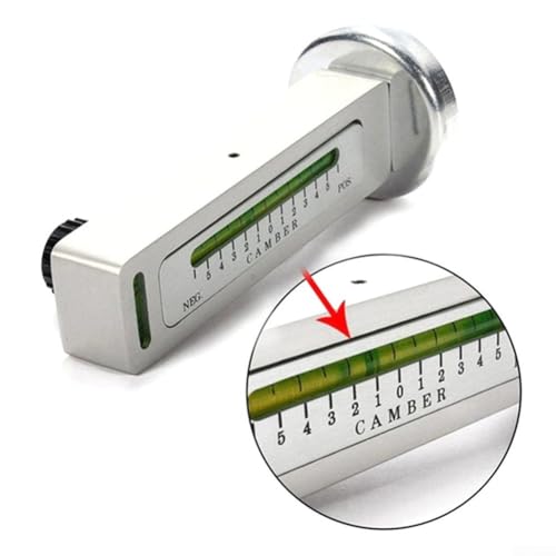 Car Wheel Alignment Magnetic Level Gauge for Camber and Caster Adjustment Plastic Construction 3x2x12.4 cm