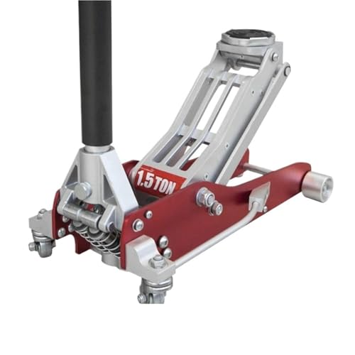 Scissor Jack Hydraulic Low Profile Aluminum and Steel Racing Floor Jack with Dual Piston Quick Lift Pump 1.5-3 Ton Capacity Lifting Jack (T815013L) - color: T815013l