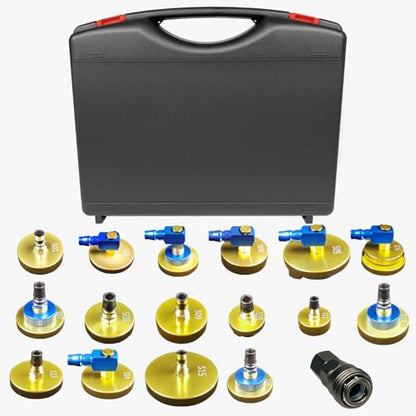 Bleeder Adapter Kit 17PCS Master Cylinder Bleeder Kit, Brake Bleeder Adapter car, with Storage Box, for Most Vehicle Brake Fluid Systems