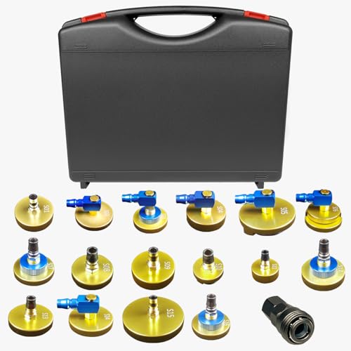 Bleeder Adapter Kit 17PCS Master Cylinder Bleeder Kit, Brake Bleeder Adapter car, with Storage Box, for Most Vehicle Brake Fluid Systems