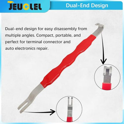 Automotive Electrical Terminal Connector Separator Removal Tool | Universal, Electrical Connector Remover, Separator Tool, Automotive - size: 1Pcs（Red）