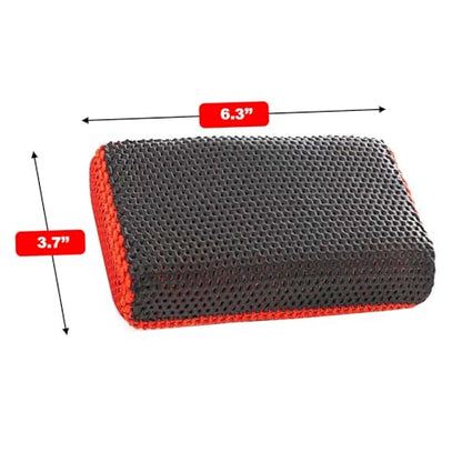 2 Pcs Fine Grade Clay Scrubber for Auto Detailing and Car Detailing, Clay Sponge Decontaminates Debris, Painted Surfaces, and Road Grime Efficiently and Easily, Enhance Gloss and Color Depth