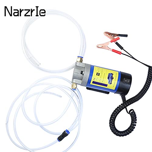 JOEBO Electric Submersible Pump 12v Electric Scavenge Suction Transfer Change Pump, 1-4l/Min Motor Oil Diesel Extractor Pump for Car