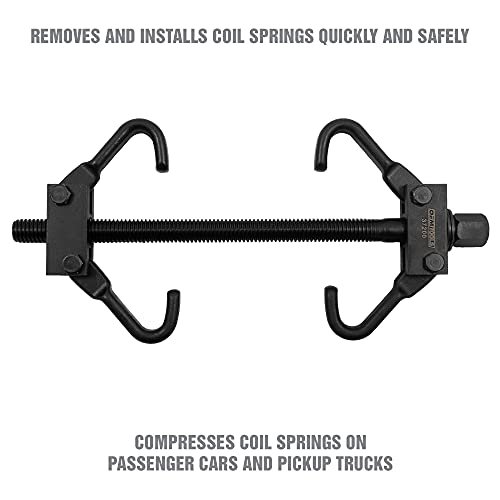 OEMTOOLS 37200 Coil Spring Compressor, Compress Coil Springs on All Passenger Trucks & Autos, Safety Tool for Installing & Removing Coil Springs, Fits Most Macpherson Coil Springs