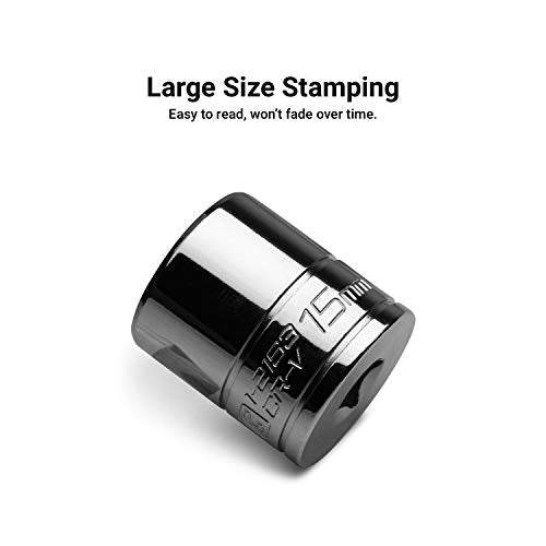 Capri Tools 10 mm Shallow Socket, 3/8-Inch Drive, 6-Point, Metric - size: 10 mm
