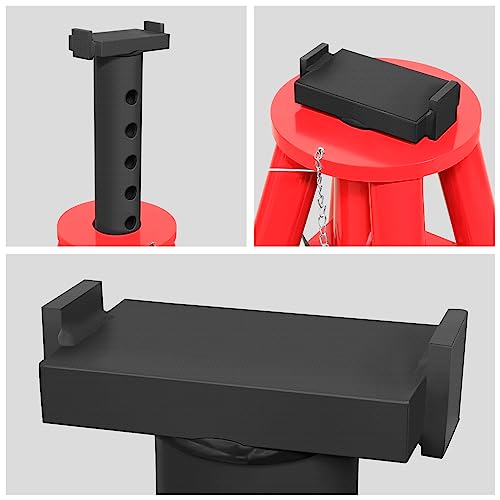DNA Motoring 10T Pin-Type Jack Stands Heavy Duty Steel 10 Ton (20,000 lbs) Capacity,Adjustable Height 28"-47.5",TOOLS-00300