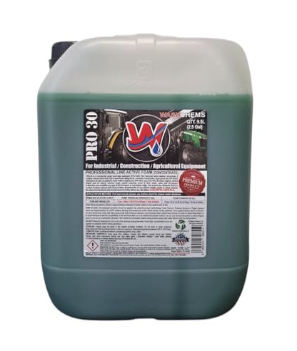 Wash Chems Pro 30 Touchless One Step Car Wash Detergent Soap - Highly Concentrated, makes up to 30 gal of Cleaner, No Brushing, Commercial Grade - Great for Trucks, RVs & Tractors. - size: 320 Fl Oz (Pack of 1)