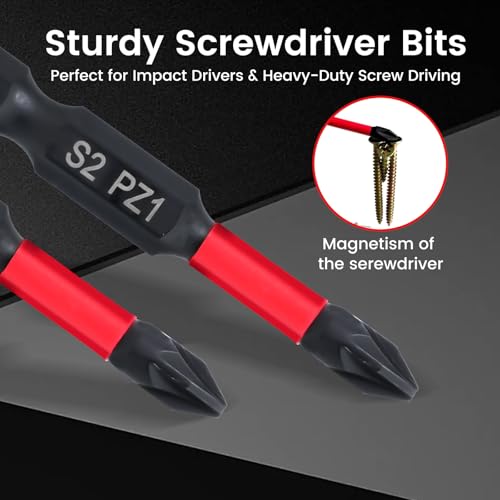 35-Piece Magnetic Security Screwdriver Bit Set with Storage Case, Dual-Use for Power Drills & Manual Drivers