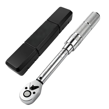 TYD 1/2 Inch Drive Preset Click Torque Wrench 5–60 Nm ±4% High Accuracy | Adjustable Torque Wrench 72-Tooth Ratchet Storage Case for Motorcycle Full Maintenance, Car Spark Plug, Brake Caliper, DIY - style: TG-60(5-60NM)