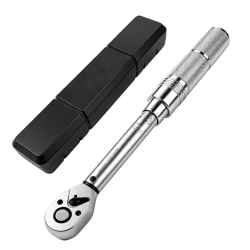 TYD 1/2 Inch Drive Preset Click Torque Wrench 5–60 Nm ±4% High Accuracy | Adjustable Torque Wrench 72-Tooth Ratchet Storage Case for Motorcycle Full Maintenance, Car Spark Plug, Brake Caliper, DIY - style: TG-60(5-60NM)