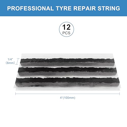 TT-M29 TubelessTire Repair Kits-29 PCS Universal,Upgrade T-HandleTyre Plug Kit Emergency Puncture Repair Kit for Cars Motorcycles… - size: 29 PCS