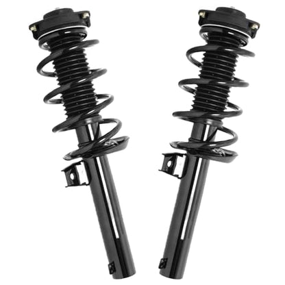 Detroit Axle - 2 Front Struts for Volkswagen 09-17 Tiguan 17-18 Tiguan Limited, 2009 2010 2011 2012 2013 2014 2015 2016 2017 Struts with Coil Spring Assembly Replacement Suspension Ready Struts Shocks - size: 11090x2/Pair
