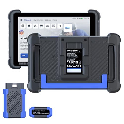 MUCAR 892BT AI-Assisted Bidirectional Scan Tool, Full System OBD2 Scanner, Bi-Directional OBD2 Scanner Diagnostic Tool,ECU Coding, 35 Services, FCA Autoauth, CANFD and DOIP, Free Lifetime Updates