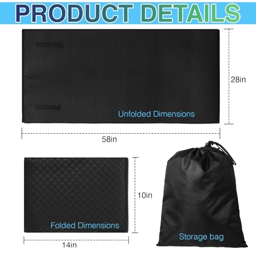 Rolling Creeper Mat Car Repair | Foldable, Storage Bag