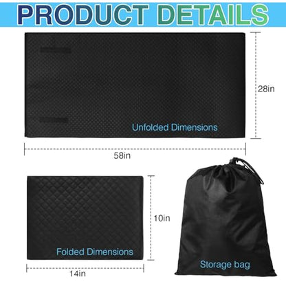 Rolling Creeper Mat Car Repair | Foldable, Storage Bag