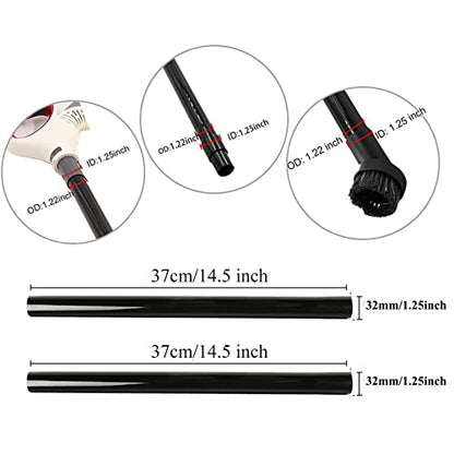 Vacuum Attachments, 1 1/4" Vacuum Cleaning Tools Kit for Shop Vac Accessories with 32mm/ 1.25" Extension Wands, Vacuum Hose Adapter and Crevice Tool, 8 Pack