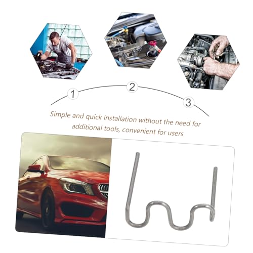 Cabilock 1000pcs Car Bumper Repair Welding Wire Kit Repair Hot Staples Plastic Welding Lamp Holder Supplies Versatile Design Save