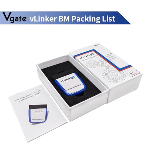 Vgate vLinker BM3.0 Bluetooth OBD2 Scanner Diagnostic Tool for Bimmercode | Code Reader OBD Adapter BMW Android Windows - size: BM3.0-Android & Windows