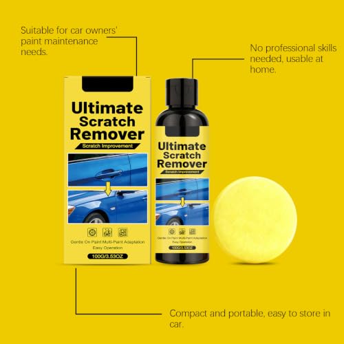 Nanopolix Ultimate Scratch Remover, Second Surface Scratch Fix, Nano Polix Car Cloth Scratch Remover, All Paint Colors Polishing Kit, Quick Repair Scratches and Restore Shine ﻿