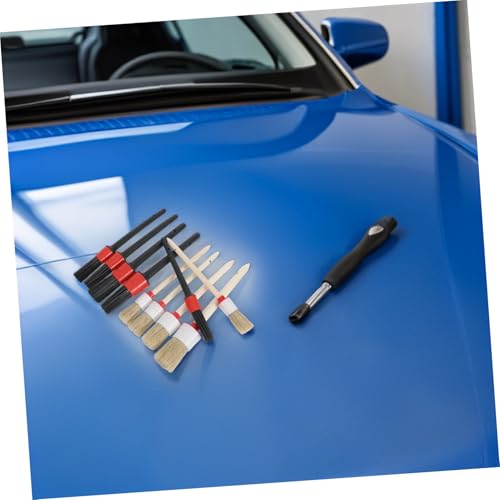 10pcs Auto Detail Cleaning Brush Set with Soft Pp Bristles, Car Interior Detailing Brushes for Dashboard, Vents, and Auto Parts Cleaning, Suitable for Cars, Trucks, Suvs, and Rvs
