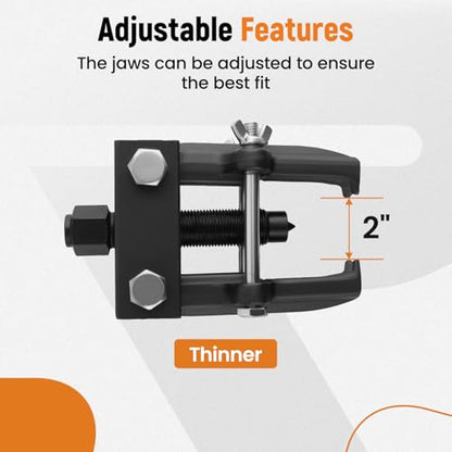 maXpeedingrods Pitman Arm Puller Heavy Duty for Car & Light Truck | 3/4-Ton Capacity, Adjustable 2 Jaw Bearing Puller Gear Puller Removal Tool for Pitman Arms, Bearings, Collars, Gears