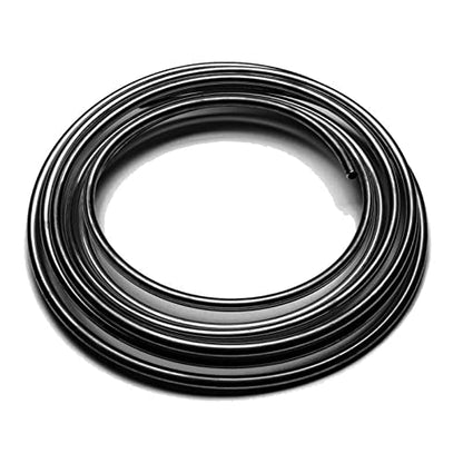 MuHize Brake Line Tubing Kit 3/16 inch 25 Feet with 16 Flare Fittings - Rust-Proof PVF Coated Steel Roll Flexible Tubing for Cars, Trucks, SUV - Compatible with Ford, GM, Honda, Toyota Vehicles - color: Black