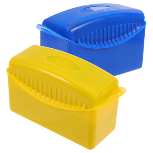 2pcs Tire Brushes and Wheel Polishing Sponge Set with Lid for Automotive Tire Cleaning and Interior Detailing, Multi-Purpose Car Care Tools for Vehicle Maintenance