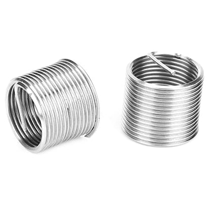 Ejoyous 10Pcs M18x1.5 Thread Repair Kit, Stainless Steel Inserts, Installation Tool Set for Damaged Threads Repair