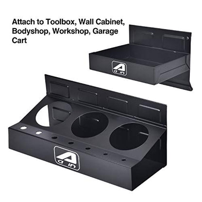 A A IN Magnetic Toolbox Tray Set, Tool Box holder Accessories for Tool Organizer,Garage Storage, 2 Trays, Can Caddy, Paper Towel & Screwdriver Holder (A049)