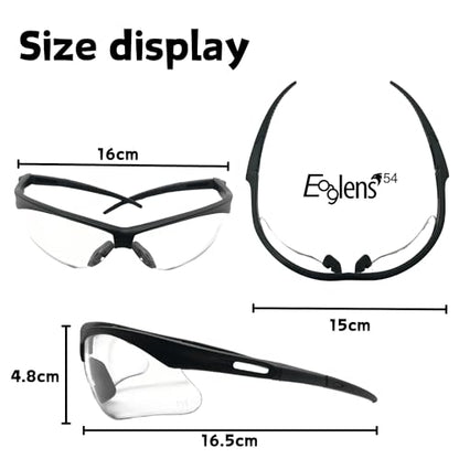 Safety Glasses Anti Fog Photochromic ANSI Z87.1 UV Protection Scratch Resistant hunting tactical Airsoft - color: X801 Not Anti-fog Photochromic