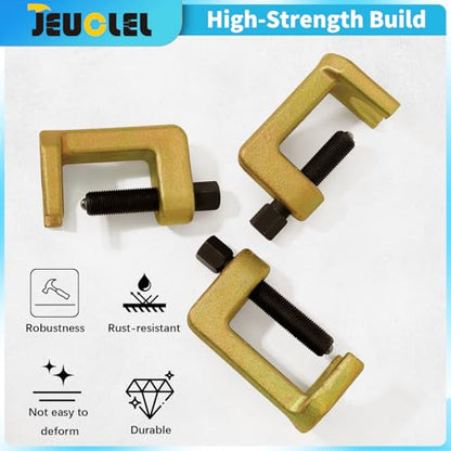 3PCS Ball Joint Remover Extractor, 29mm 34mm 24mm Ball Joint Splitter Set, Ball Joint Removal Tool Slack Adjuster Tie Rod End Puller for Car SUV Light Truck Pickup, Easy Ball Joint Separation