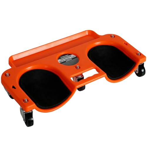 Rolling Knee Creeper - Floor Kneeling Pads, 360 Swivel Castors, Built-in Tool Tray, Foam Cushion, Home-Workshop-Garage-Auto Repair Accessory