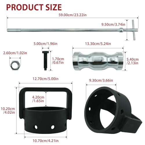 CV Axle Puller Tool with 3.8lb Slide Hammer Heavy-Duty Heat-Treated Driveshaft Removal Set for ATV UTV Applications