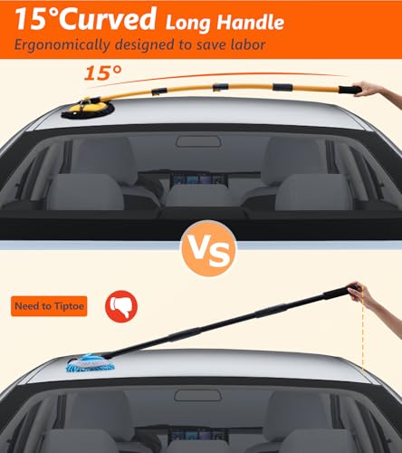 EVERRUSH 56.7" Car Wash Brush Mop Microfiber Car Washing Sponge with Long Handle