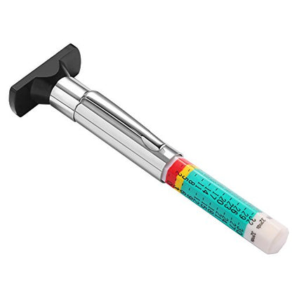 PROND Tire Tread Depth Gauge, Tread Depth Gauge, Tire Gauges, Color Coded Tire Depth Gauge, Tire Tread Gauge, Tire Tread Depth Accurate Measurement Tools