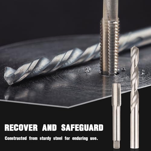 Marvelity Premium 131-Piece Metric Helicoil Thread Repair Kit | HSS Drills, Inserts, Taps, and Tools, M5, M6, M8, M10, M12, Automotive and Engine Repairs