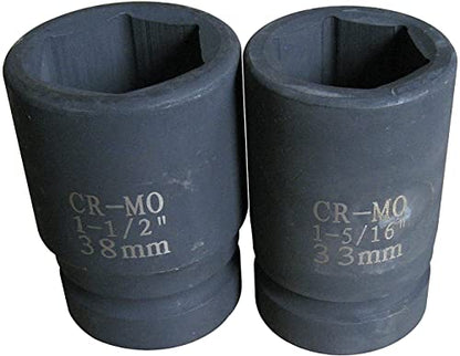 AME INTL 67300 Nut Buddy Wheel Nut Remover – Heavy-Duty Manual Tool for Stuck or Overtightened Lug Nuts - 1-1/2" and 1-5/16" Sockets
