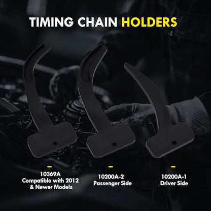 Kuntech Camshaft Phaser Timing Chain Tool Kit for VW Jeep Chrysler Dodge Engines, 3.6 Pentastar Timing Tool Kit – Replaces OEM 10200A, 10202, 10369, 10198A, 2025200090