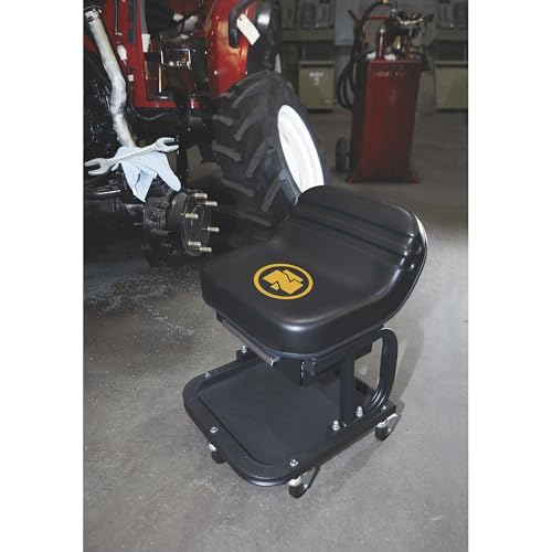 Northern Tool & Equipment Roller Seat, 300-Lb., Built-in Storage | Rolling mobility, Garage/shop service, Comfortable seating, Quick-access organization, Durable steel construction - size: 300 Pounds